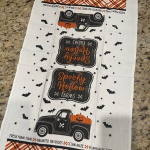 Spooky Hollow Farms Halloween Kitchen Dish Towel